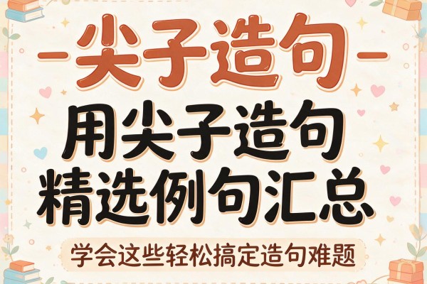 尖子造句-用尖子造句精选例句汇总 学会这些轻松搞定造句难题