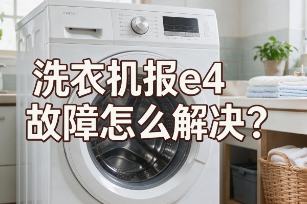 洗衣机报e4故障怎么解决?