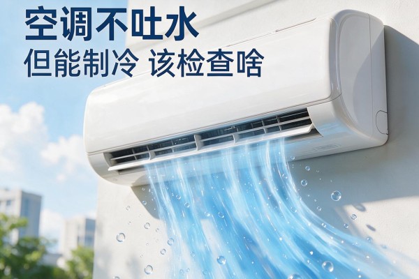 空调不吐水但能制冷该检查啥