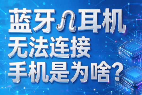 蓝牙耳机无法连接手机是为啥?