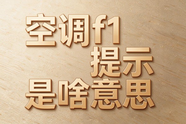 空调f1提示是啥意思