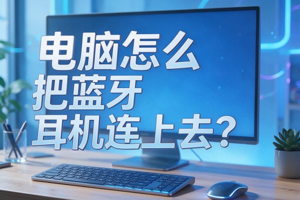 电脑怎么把蓝牙耳机连上去?