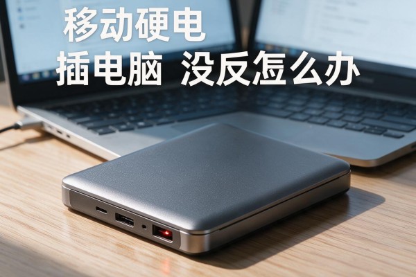 移动硬盘插电脑没反应怎么办