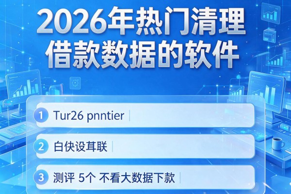 2026年热门清理借款数据的软件,测评5个不看大数据下款的平台