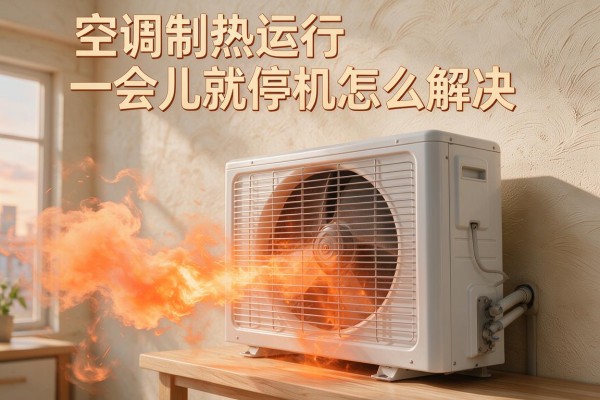 空调制热运行一会儿就停机怎么解决