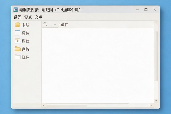电脑截图按Ctrl加哪个键?