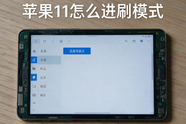苹果11怎么进刷机模式