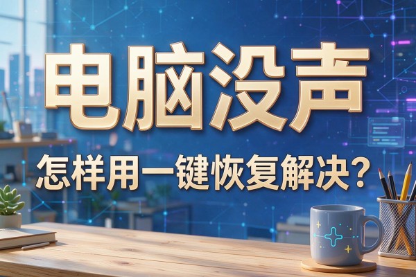电脑没声音，怎样用一键恢复解决？
