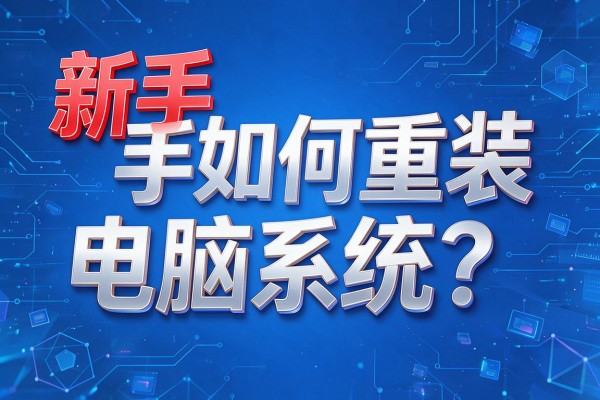 新手如何重装电脑系统？