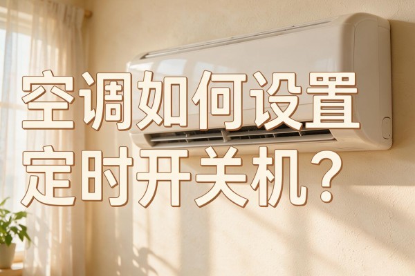 空调如何设置定时开关机？