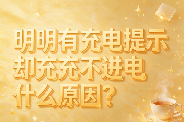 明明有充电提示却充不进电什么原因?