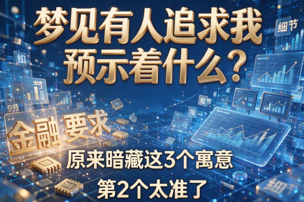 梦见有人追求我预示着什么?原来暗藏这3个寓意,第2个太准了