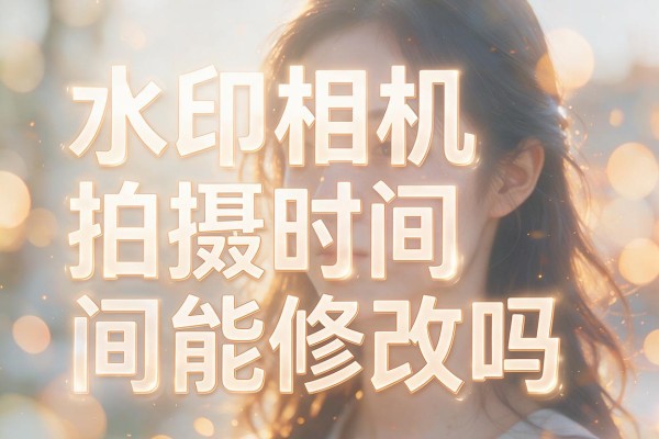 水印相机拍摄时间能修改吗