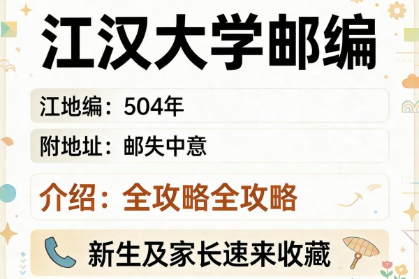 江汉大学邮编 附地址和介绍全攻略 新生及家长速来收藏