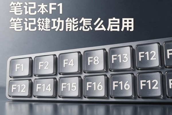 笔记本F1到F12键功能怎么启用