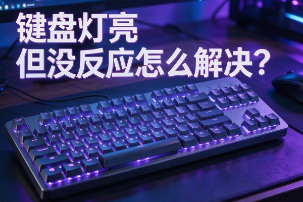 键盘灯亮但没反应怎么解决?