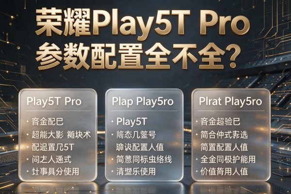 荣耀Play5T Pro参数配置全不全？