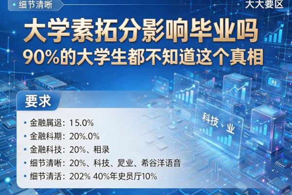 大学素拓分影响毕业吗90%的大学生都不知道这个真相