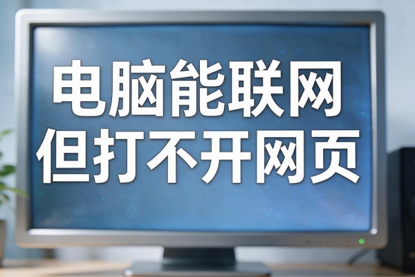 电脑能联网但打不开网页什么原因