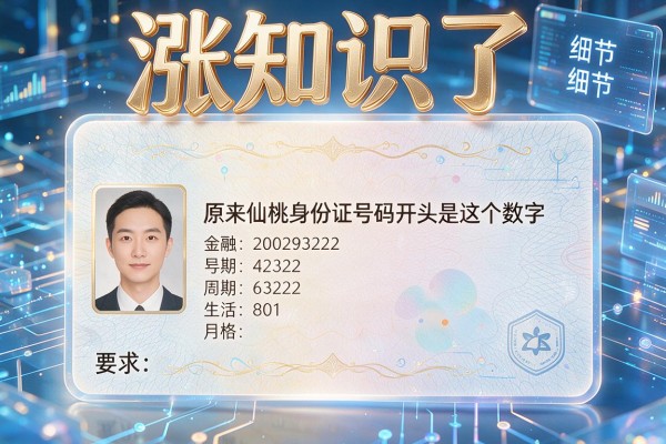 涨知识了,原来仙桃身份证号码开头是这个数字