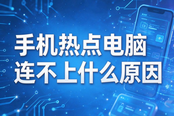 手机热点电脑连不上什么原因