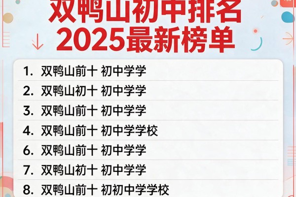 双鸭山初中排名2025最新榜单,双鸭山排名前十的初中学校有哪些