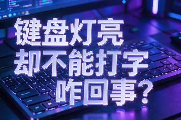 键盘灯亮却不能打字咋回事？