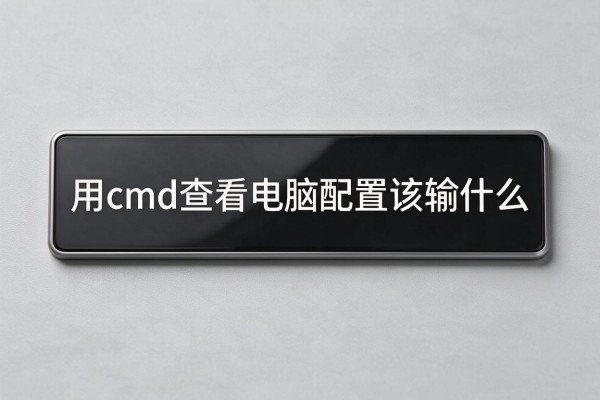 用cmd查看电脑配置该输什么