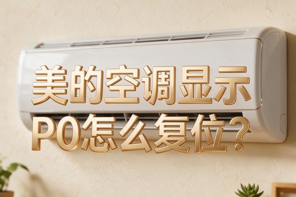 美的空调显示P0怎么复位?