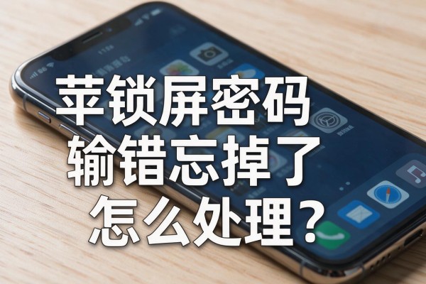 苹果手机锁屏密码输错忘掉了怎么处理?