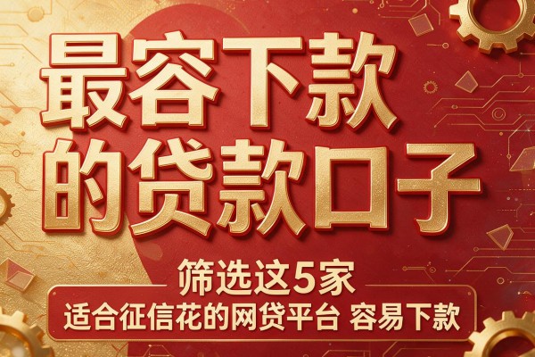最容下款的贷款口子,筛选这5家适合征信花的网贷平台容易下款