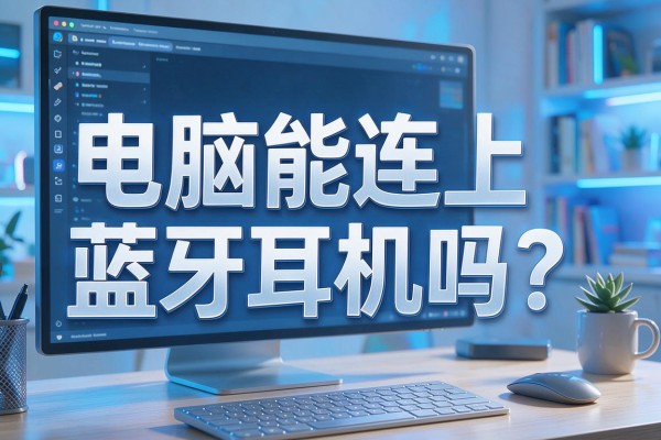 电脑能连上蓝牙耳机吗?