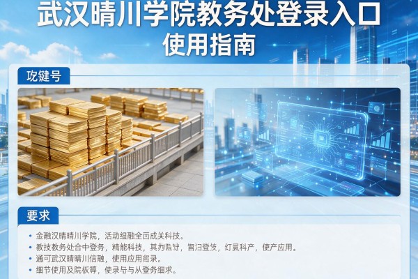 武汉晴川学院教务处登录入口及使用指南