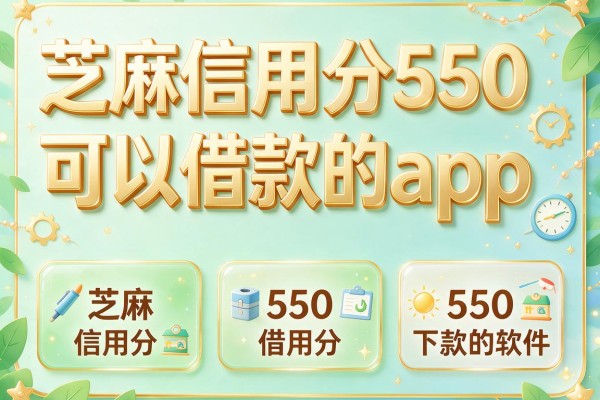 芝麻信用分550可以借款的app,顺便归纳这几家芝麻信用分550能下款的软件