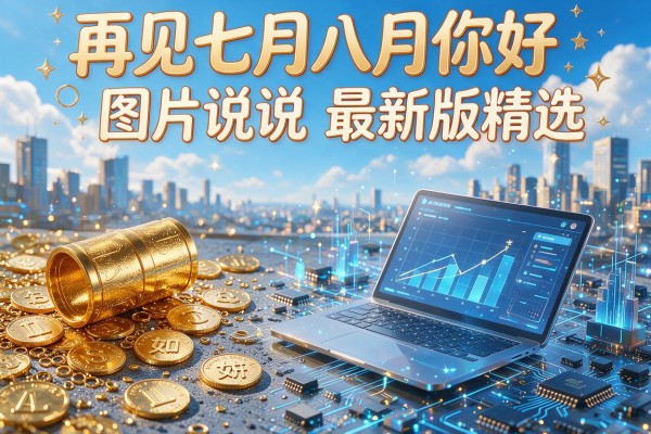 再见七月八月你好图片说说最新版精选