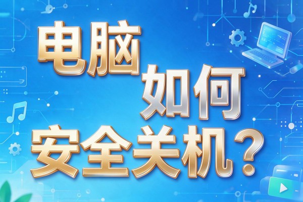 电脑如何安全关机?