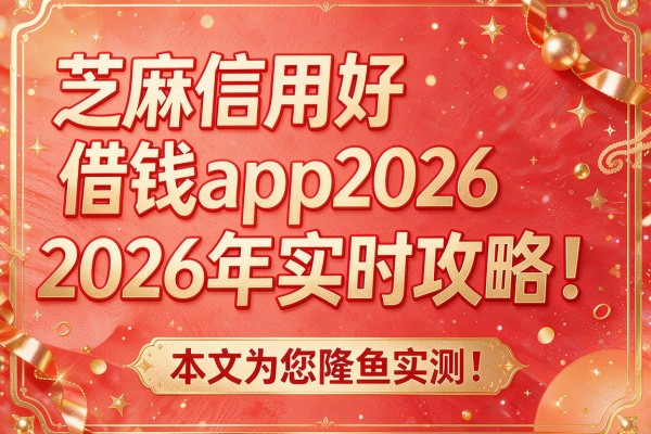 芝麻信用好借钱app2026年实时攻略！本文为您隆重实测！