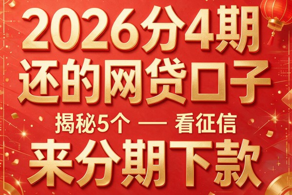 2026分4期还的网贷口子,揭秘5个来分期下款看征信