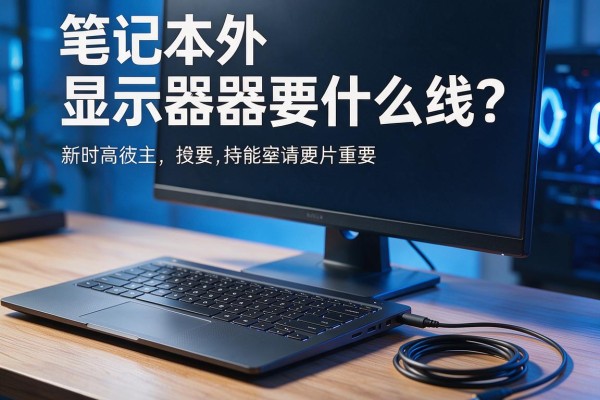 笔记本外接显示器要什么线?