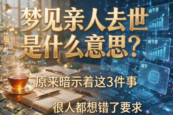 梦见亲人去世是什么意思?原来暗示着这3件事,很多人都想错了