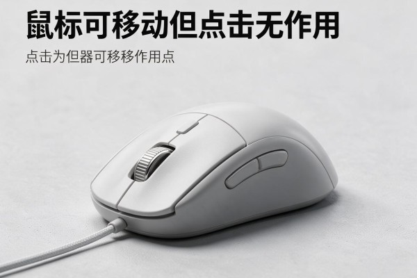 鼠标可移动但点击无作用