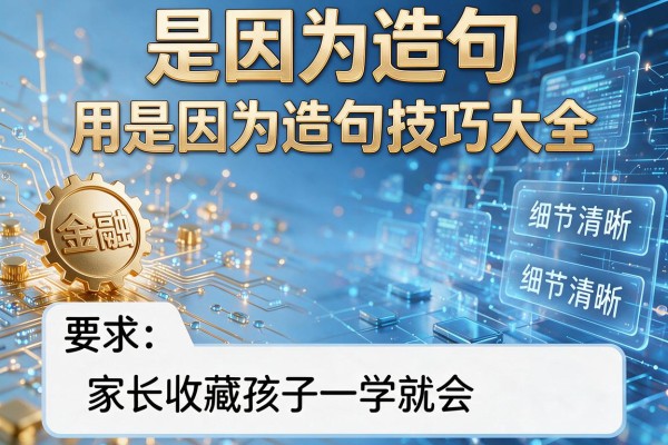 是因为造句-用是因为造句技巧大全,家长收藏孩子一学就会