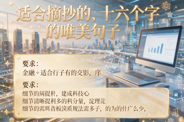 适合摘抄的十六个字的唯美句子
