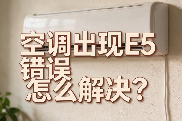 空调出现E5错误怎么解决?