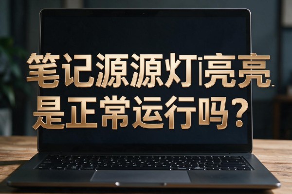 笔记本屏幕黑了但电源灯亮，是正常运行吗？