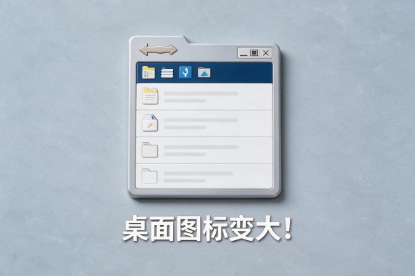 桌面图标变大怎么恢复正常
