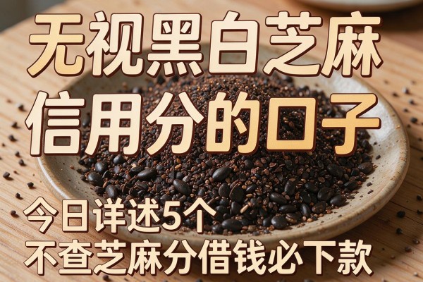 无视黑白芝麻信用分的口子,今日详述5个不查芝麻分借钱必下款的app