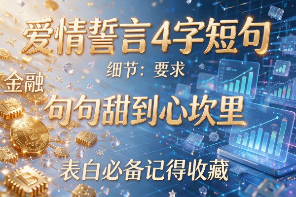 爱情誓言4字短句,句句甜到心坎里,表白必备记得收藏