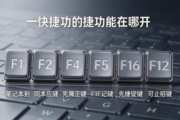 笔记本F1到F12键的快捷功能在哪开