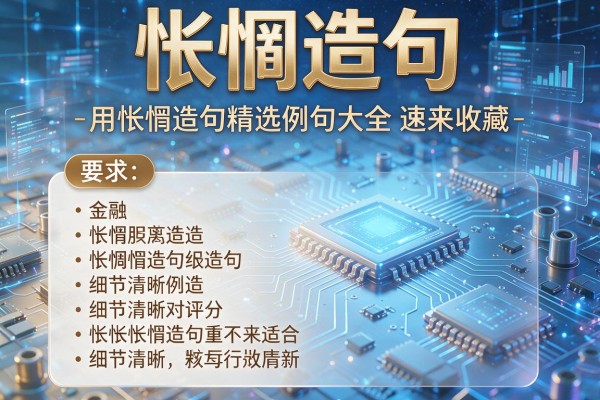 怅惘造句-用怅惘造句精选例句大全速来收藏
